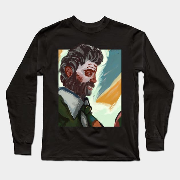 Disco Elysium: Harry DuBois Long Sleeve T-Shirt by ☆LycheeCore☆